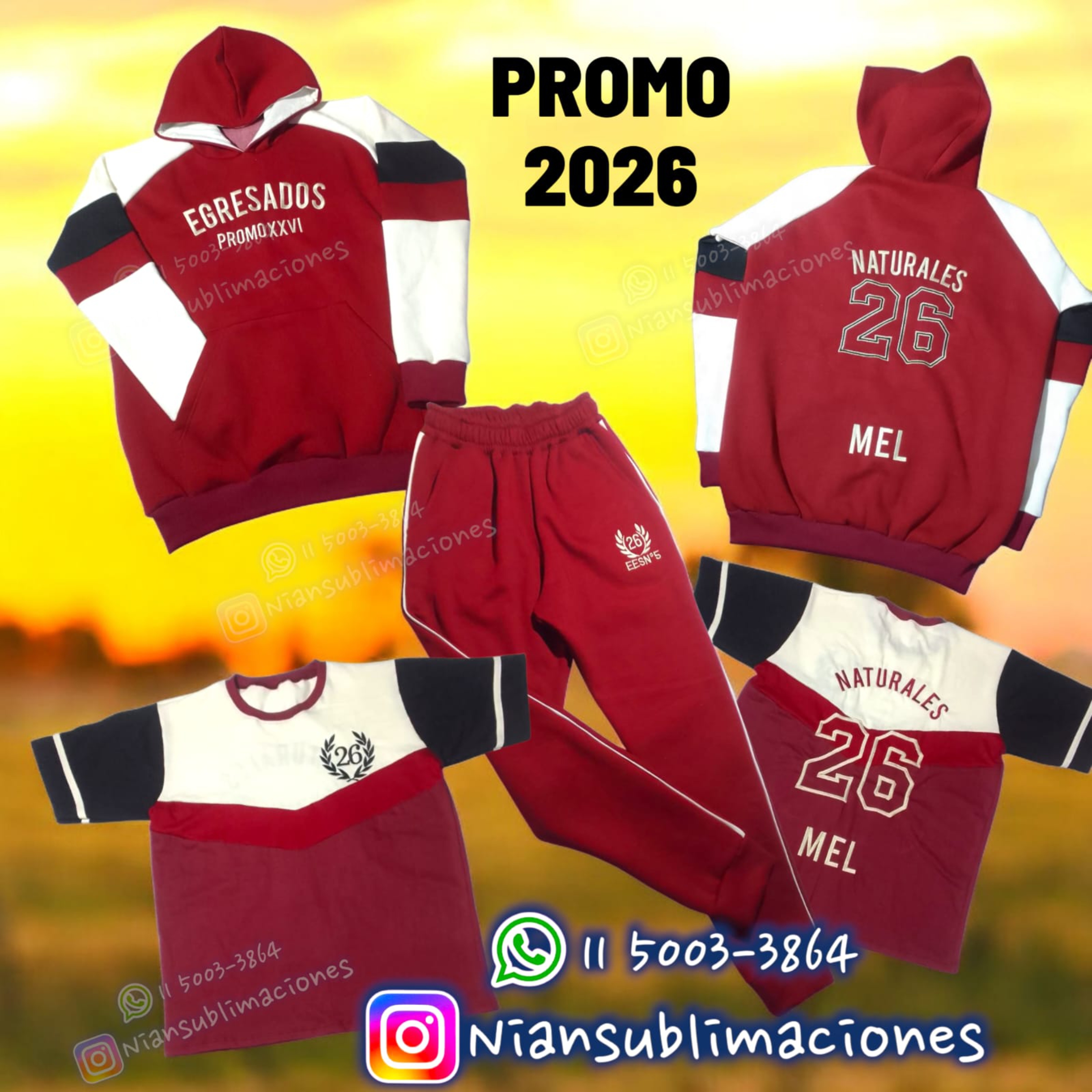 Camperas y buzos de egresados personalizados